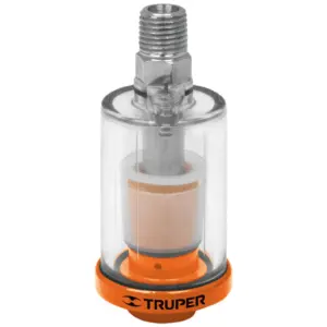 Filtro p/aire1/4",cuer.alu-nyl(separa agua-acei)"TRUPER"FISE