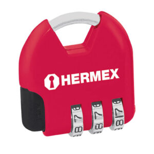 Candado combinación p/valija 36mm,Blister "HERMEX" CMA-4C