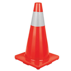 Cono precaución naranja c/reflej(10cm),45cm "TRUPER"CONO-45R