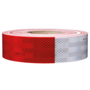 Cinta reflectiva p/camiones Roja-Blanca 5cm.x45,7mt"3M"17401