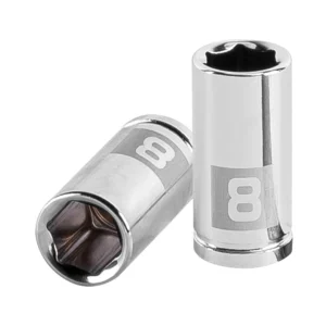 Dado milimétrico 1/4" 6 puntas de 8mm. "TRUPER" D-1408-M