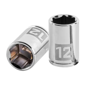 Dado milimétrico 1/4" 6 puntas de 12mm. "TRUPER" D-1412-M