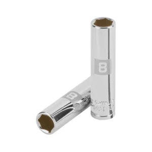 Dado largo milimétrico 1/4" 6puntas de 8mm"TRUPER" D-1408-LM