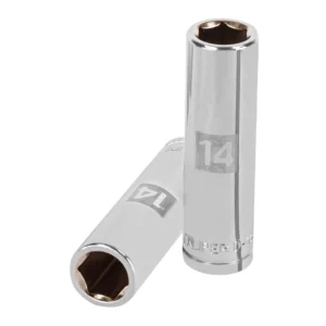 Dado largo milimétrico 1/2" 6 puntas 14mm"TRUPER" D-1214-ML