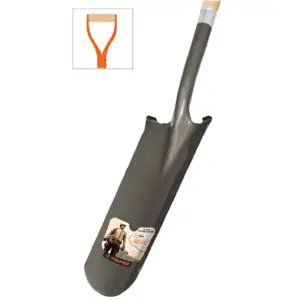 Pala pocero ½ luna (gubia),mango anilla metal"TRUPER"PEP-16