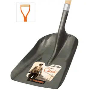 Pala cerealera acero,mango anilla metal "TRUPER"PCAY