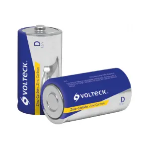 Pila "D" Blister 2 unidades "VOLTECK" ZI-D x blister