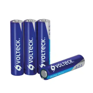 Pila alcalina "AAA" Blister 4 uni."VOLTECK" AL-AAA x blister