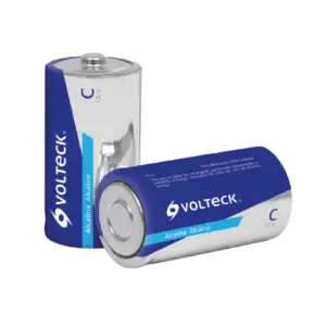 Pila alcalina "C" Blister 2 uni. "VOLTECK" AL-C x blister