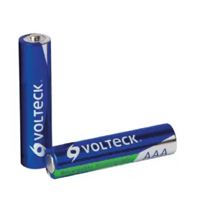 Pila recargable"AAA"Bl.2un,1000mAh"VOLTECK"RE-AAA x blister