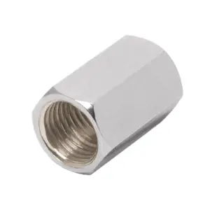 Cople hembra de acero cormado 1/4"          "PRETUL" COPLE-P