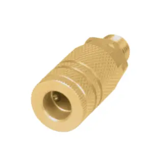 Cople rápido macho bronce 1/4"         "TRUPER" COPLE-MA-1/4