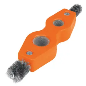 Cepillo limpiador terminales baterias(½"y3/4")"TRUPER"CEAL-4