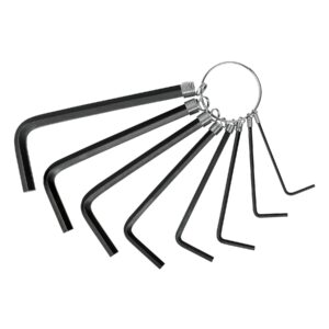 Jgo.8 llaves Allen anilla,blis.plás.1/16a1/4""PRETUL"ALL-P8P