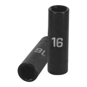 Dados de impacto largo,encastre ½"de 16mm "TRUPER"D-7316-ML
