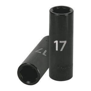 Dados de impacto largo,encastre ½"de 17mm "TRUPER"D-7317-ML