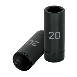 Dados de impacto largo,encastre ½"de 20mm "TRUPER"D-7320-ML