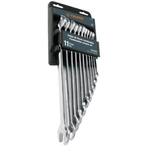 Jgo de 11 llaves comb-6a22mm,Tarj.plást"TRUPER"JC-11M