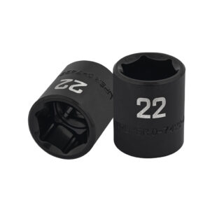 Dados de impacto,encastre ½" de 22mm "TRUPER" D-7422-M