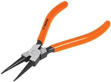 Pinza para seguros (Seeger) 7" interior recto "TRUPER"PA-366