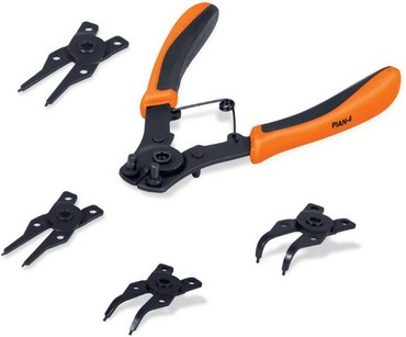 Pinza para seguros (Seeger)4 cabezas camb."TRUPER"    PIAN-4