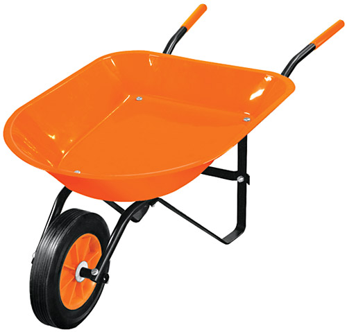 Carretilla.p/niño plást(540mmx380mm)/r.goma"TRUPER"CAR-KID-T