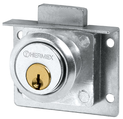 Cerr.p/mueb,acción vertical,Mod.24,Cromada"HERMEX"CM-24C