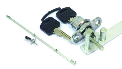 Cerradura 937B Cro.CHPL+1 Asta 600mm+3 Guias NA 13mm"PAPAIZ"