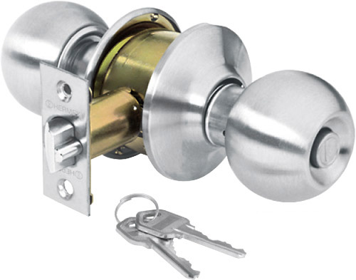 Cerr pomo PLY crom.sist llave/botón ciego "HERMEX"CEPO-31R