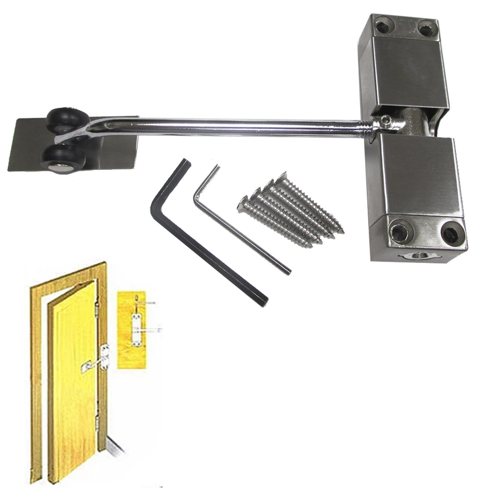 Cierrapuertas automático metal "TECNA" 98x30x125mm