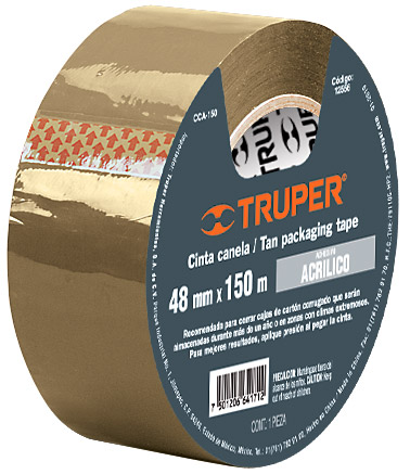 Cinta de Empacar Marrón   48mm x  50mt "TRUPER"CCA-50