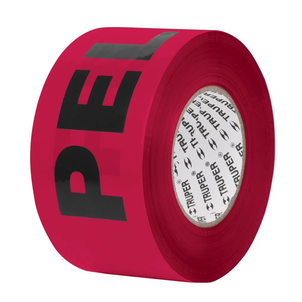 Cinta roja c/leyenda PELIGRO (304 Mt.) "TRUPER"CIDE-302