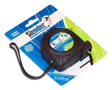 Cinta métrica "SLENDER" ergono. c/freno 3m x 1/2" (cm/pulg)