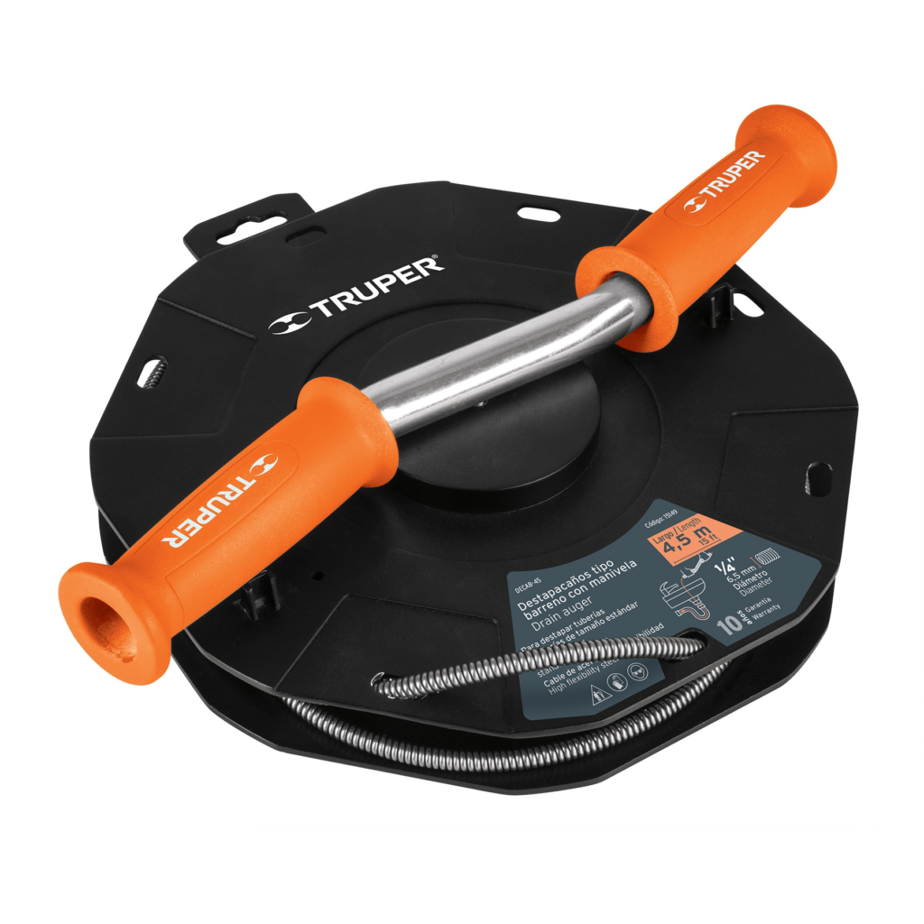 Cinta destapacaño c/carrete 4.5mt D:2" "TRUPER"DECAB-45