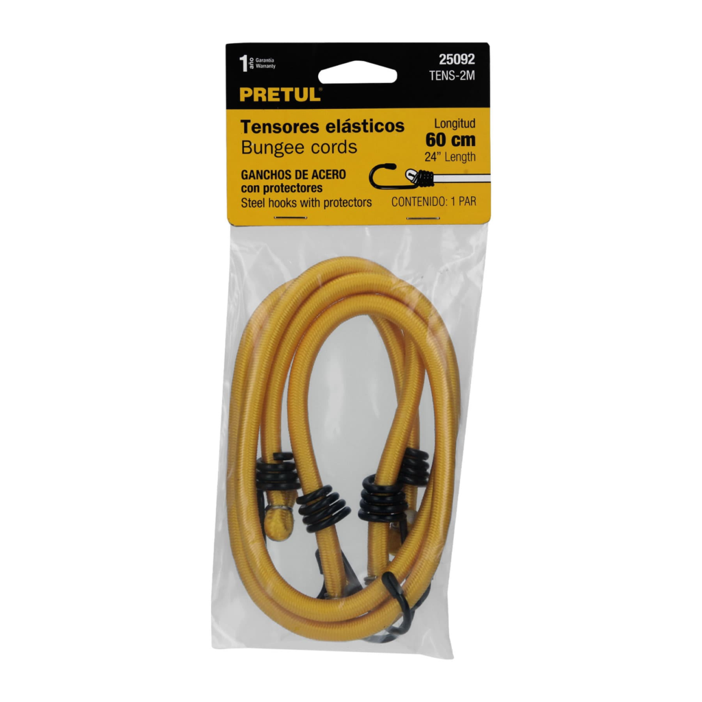 Pulpo amarilla 8mm polip-0,60mt "PRETUL"TENS-2M Bolsa x 2