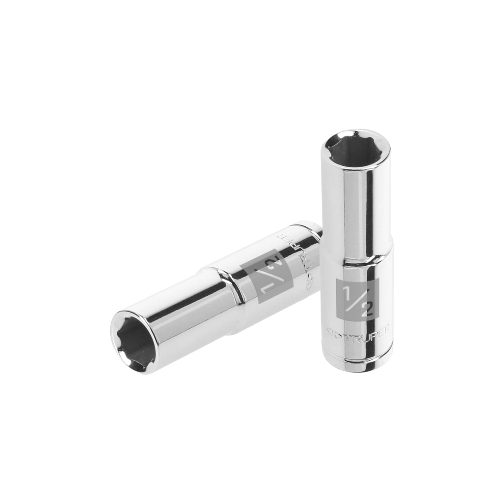 Dado largo 1/2" 6 puntas 7/16" "TRUPER" D-1214-HL