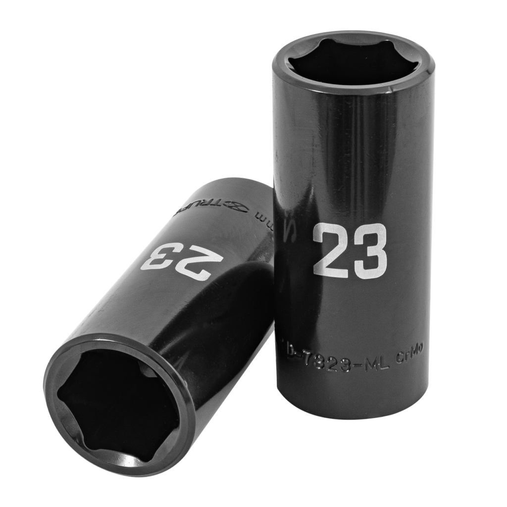 Dados de impacto largo,encastre ½"de 23mm "TRUPER"D-7323-ML