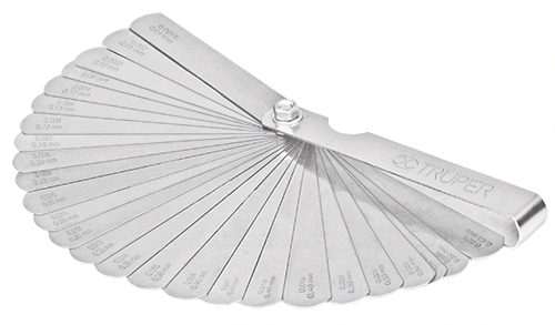 Jgo.26 galg.mm/pulg(0.04-0.63mm/0.0015"-0.025)"TRUPER"CAL-26