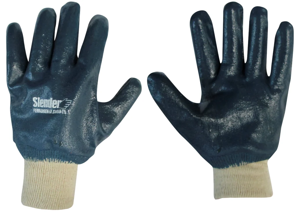 G.nitrilo azul puño:eslastizad.extra,L:26cm(paq12u)"SLENDER"