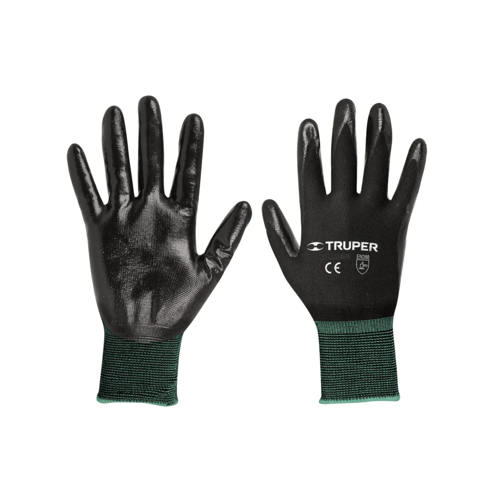Guantes mecánico nylon-palma nitrilo T:M"TRUPER"GU-122