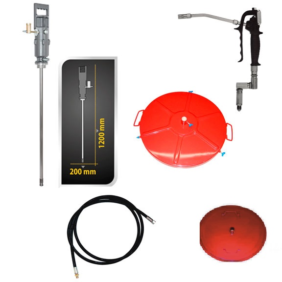 Kit engrasador neu.Completo p/200Kg-50:1"JIT"532/34/36/38/40