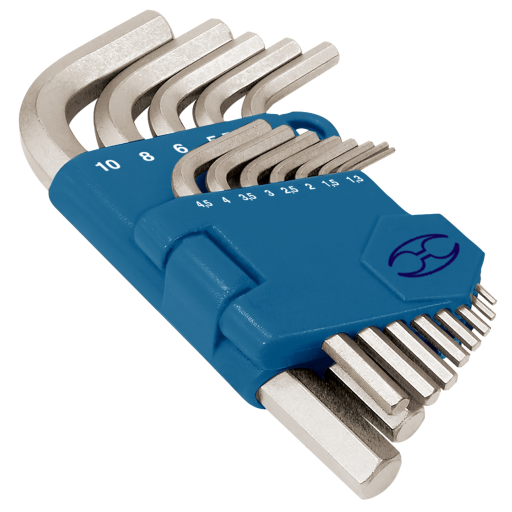 Jgo.13 llaves Allen-estuch.plást.1,3 a 10mm"TRUPER"ALL-13M