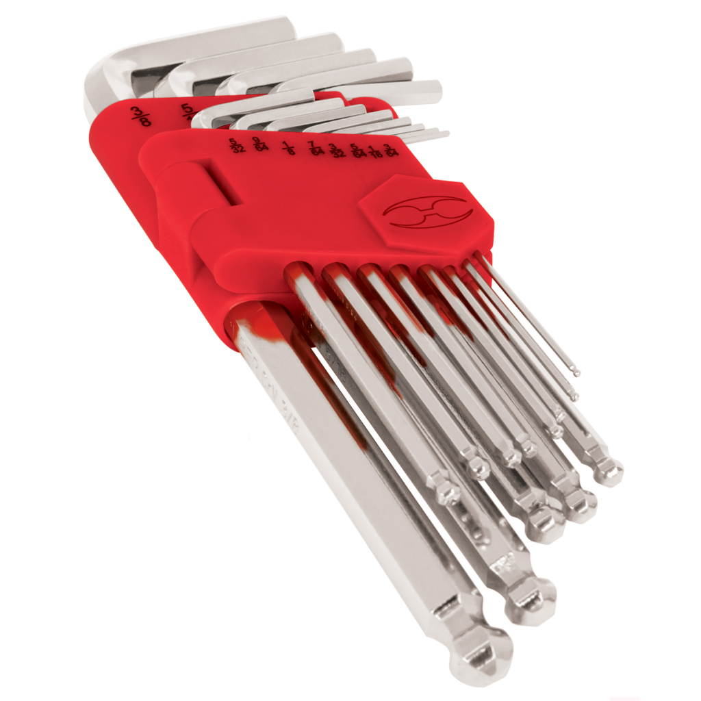 Jgo 13llaves.Allen largasHELL-BALL3/64"a3/8""TRUPER"ALLX-13P