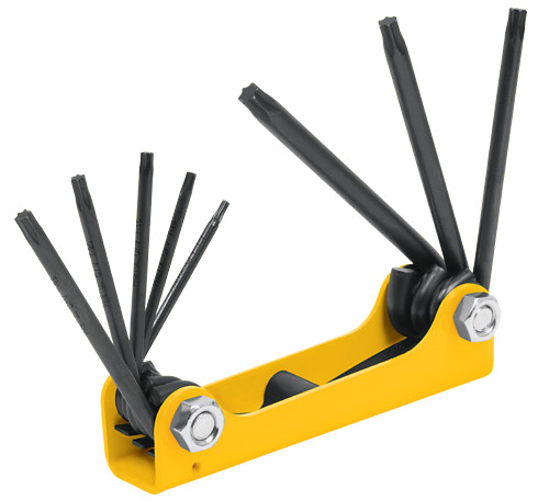 Jgo 8 llaves Torx T9-T40 tipo navaja "PRETUL"TORX-8P