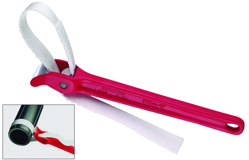 Llave sacaf.de correa(nylon)-diam max 3""SUPER-EGO"R.108