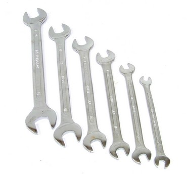 Juego de 6 llaves 2 bocas 6 a 17mm.C.Vana."AMBIKA"AF.S.101CV