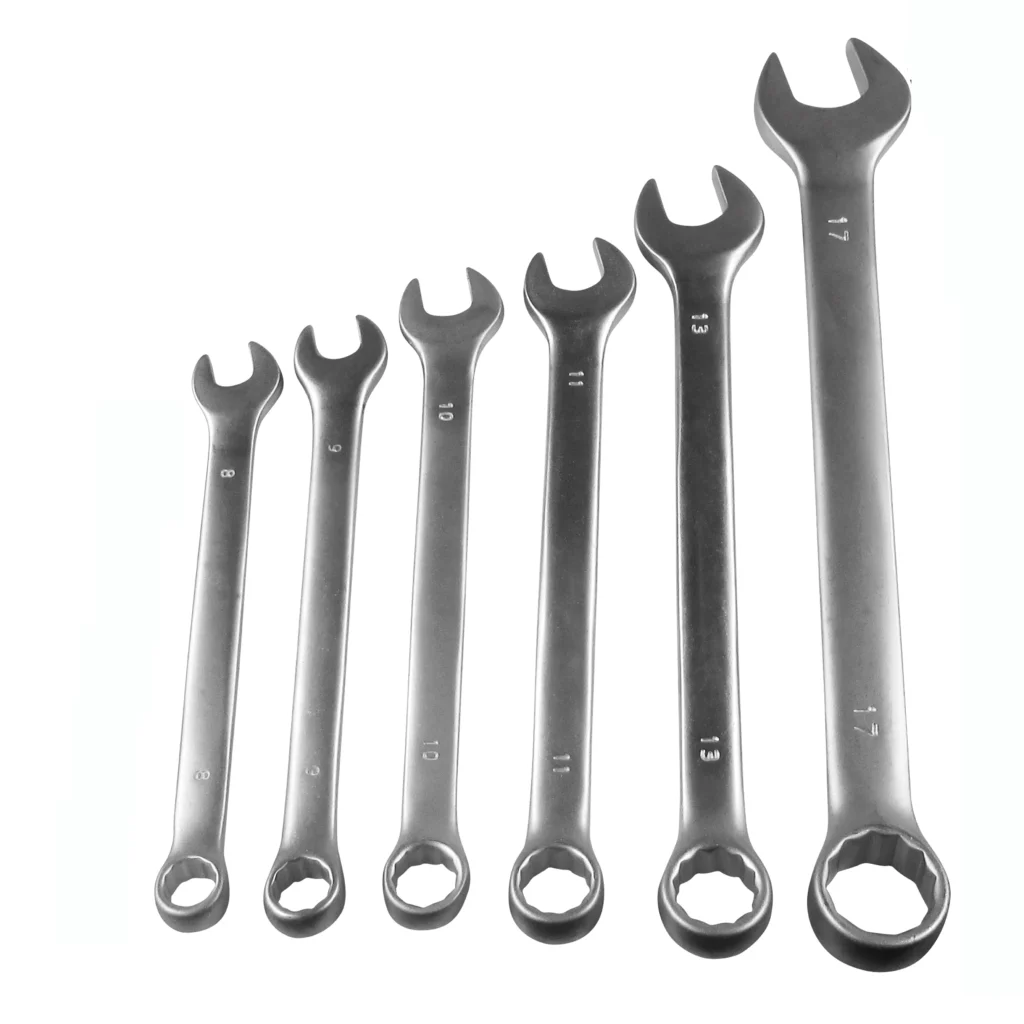 Jgo 6 llaves comb.8 a 17 C.Vanad,eliptical satinada"AMBIKA"