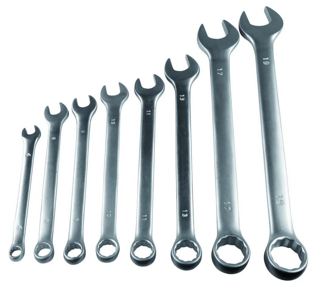 Jgo12 llaves comb.6 a 22 C.Vanad,eliptical satinada"AMBIKA"