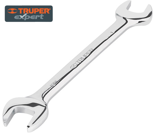 Llave 2 bocas 9/16-5/8".Cromo-Vanadio"TRUPER-EXPERT"LL-3030