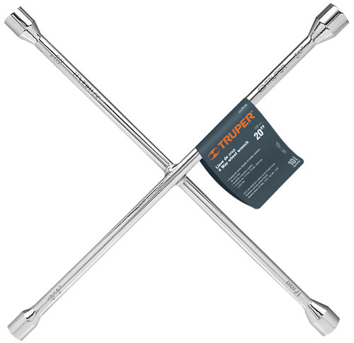 Llave Cruz Universal 18"(17mm3/4,13/16,7/8) "TRUPER"LLCR-18